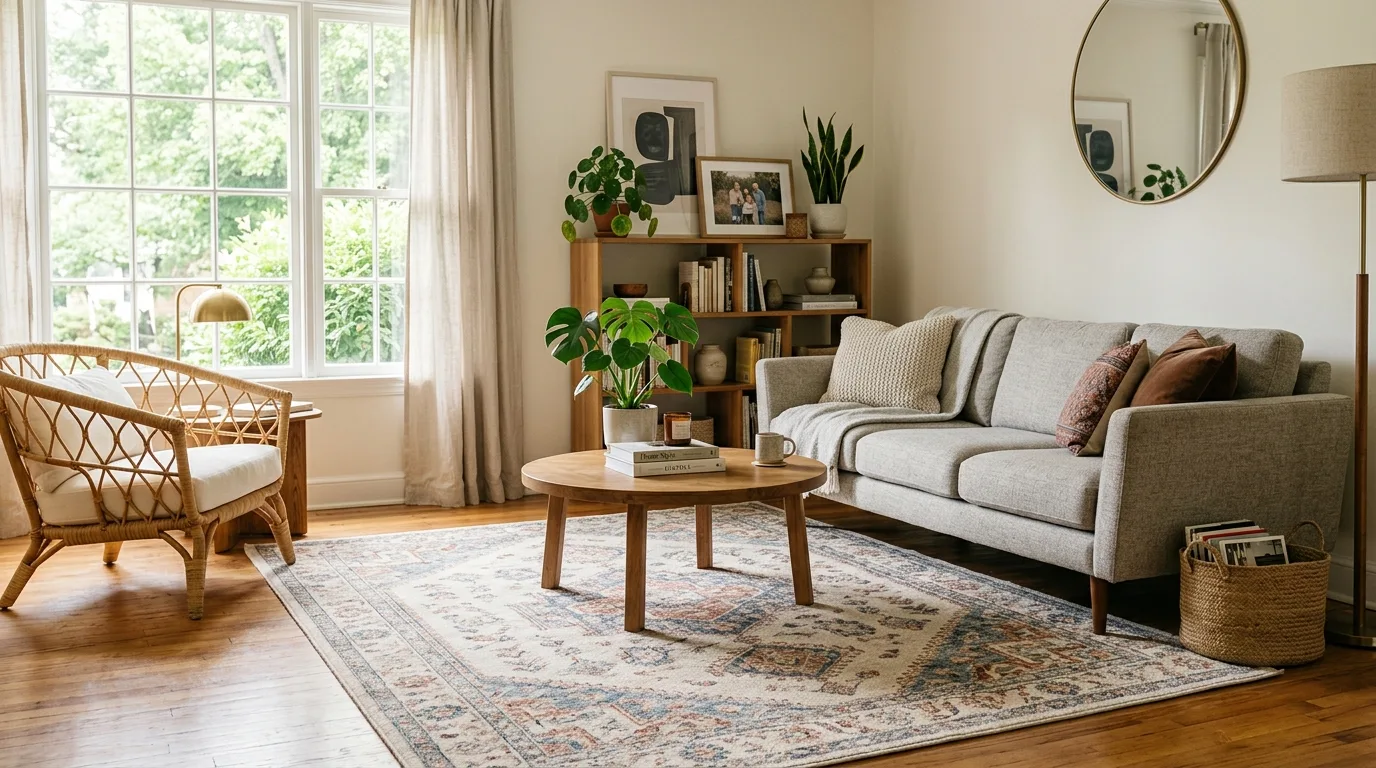 Budget Rug Styling for 10 cute and cheap home decor ideas that look expensive